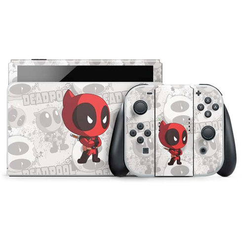 Marvel Deadpool Babypool Nintendo Switch OLED (2021) Skin